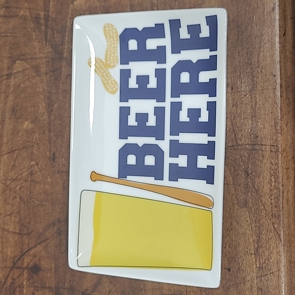 Crate&Barrel Set of 3 Beer from Around the World Plates Man Cave Decor - Picture 4 of 8